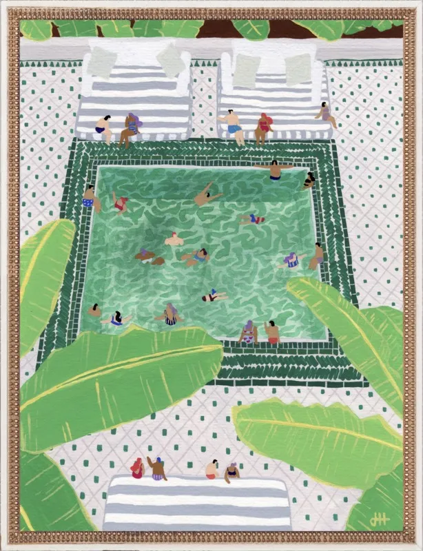 Green Riad by Joanne Ho for Artfully Walls