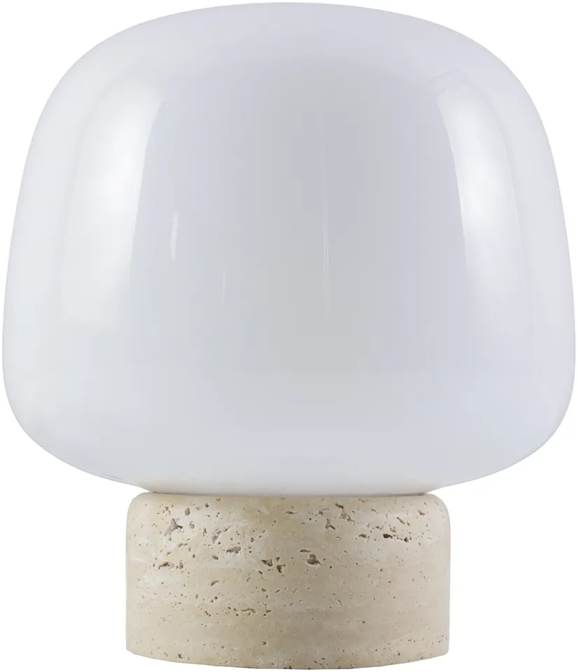 Portio  Natural 9"H x 9"W x 9"D Accent Table Lamp