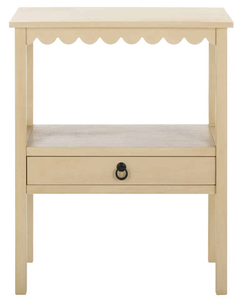 Haven Low Drawer Accent Table - Natural