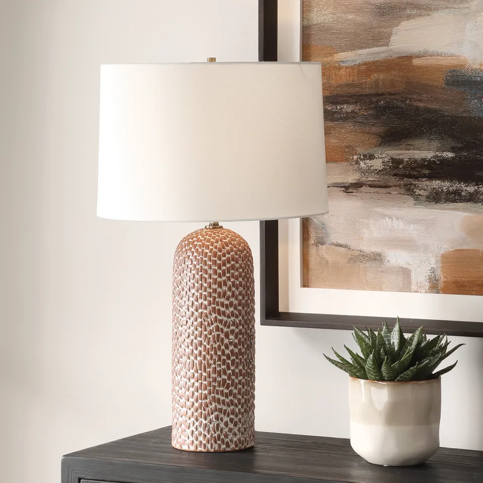 Maclura Brown Table Lamp