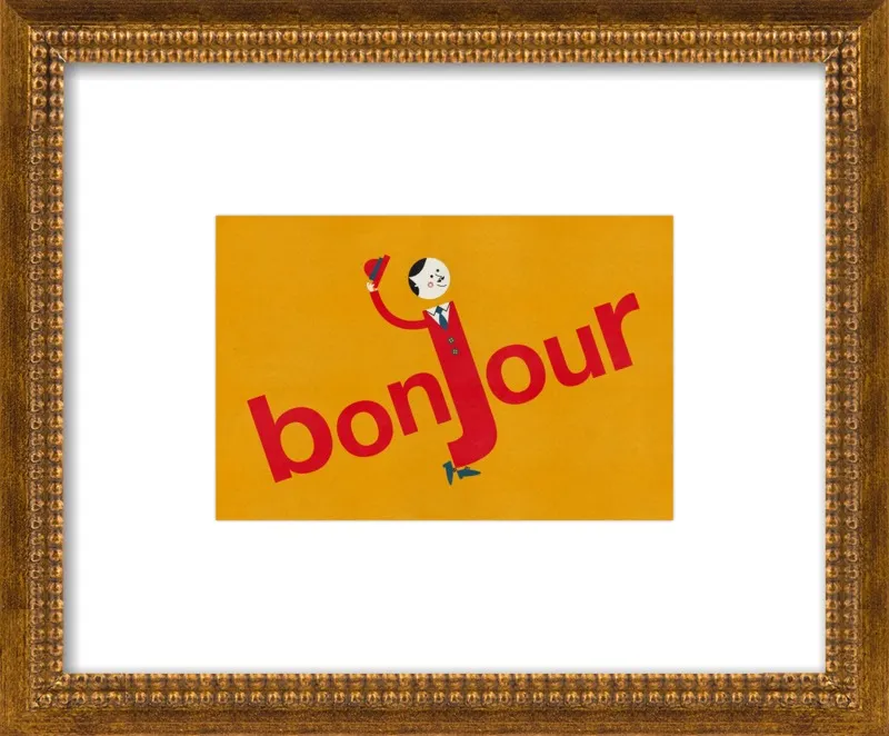 Bonjour by Blanca Gómez for Artfully Walls