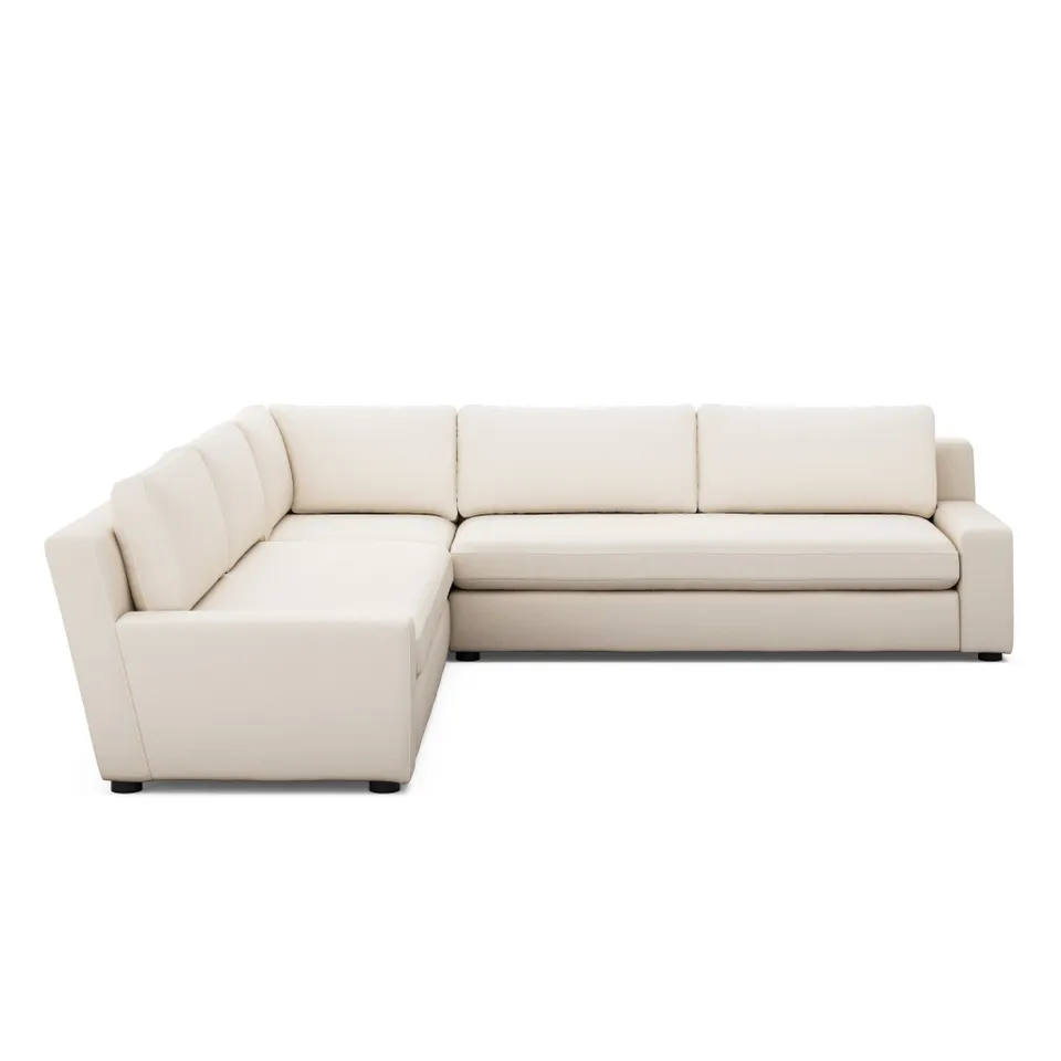 Yelena 3-Piece Sectional - Crypton Nomad Marshmallow