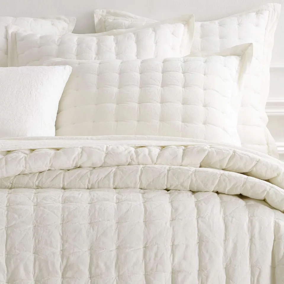 Lush Linen Ivory Puff Sham