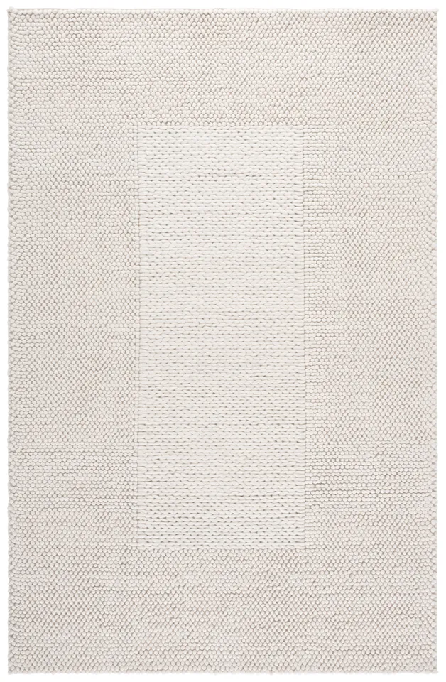 Safavieh Couture Natura Collection Hand Woven Area Rug, Ivory, 5' x 8'