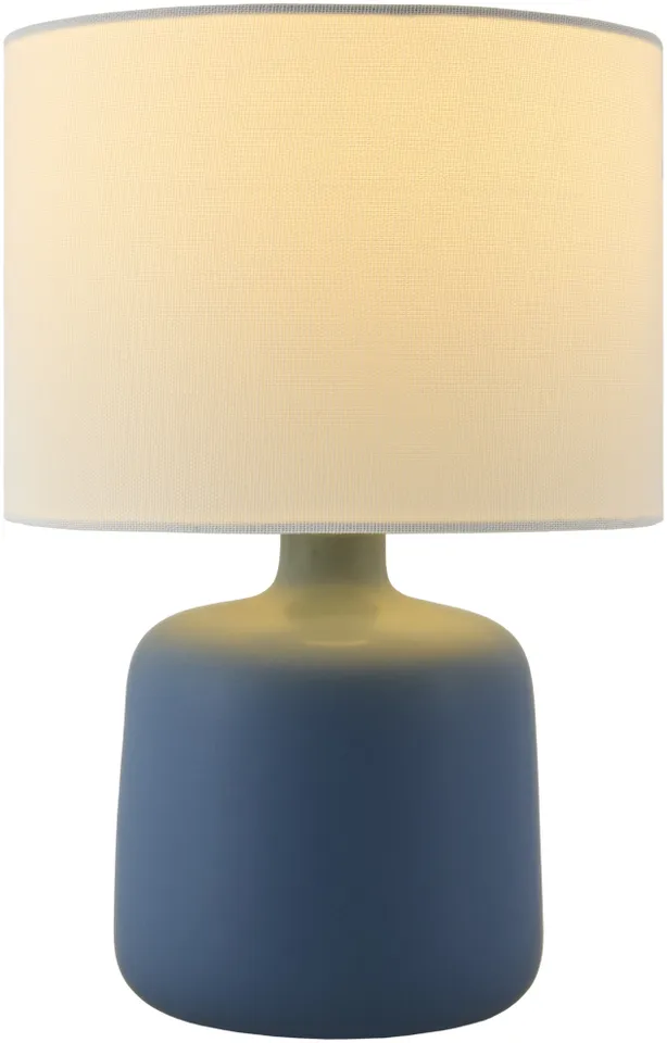 Elio  Glazed 13"H x 9"W x 9"D Accent Table Lamp