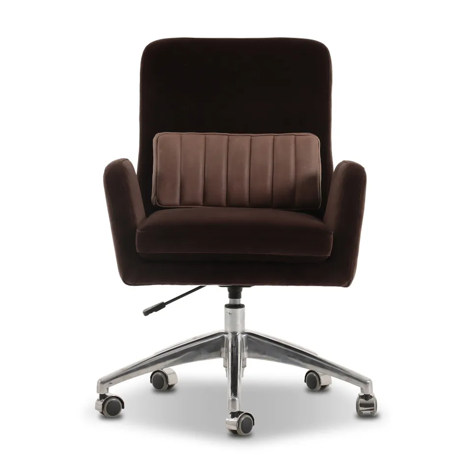 Leda Desk Chair - Surrey Cocoa