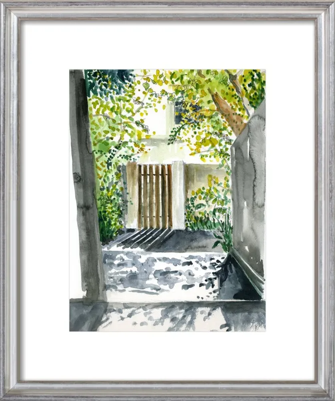 Garden Gate by Miri Eshet for Artfully Walls
