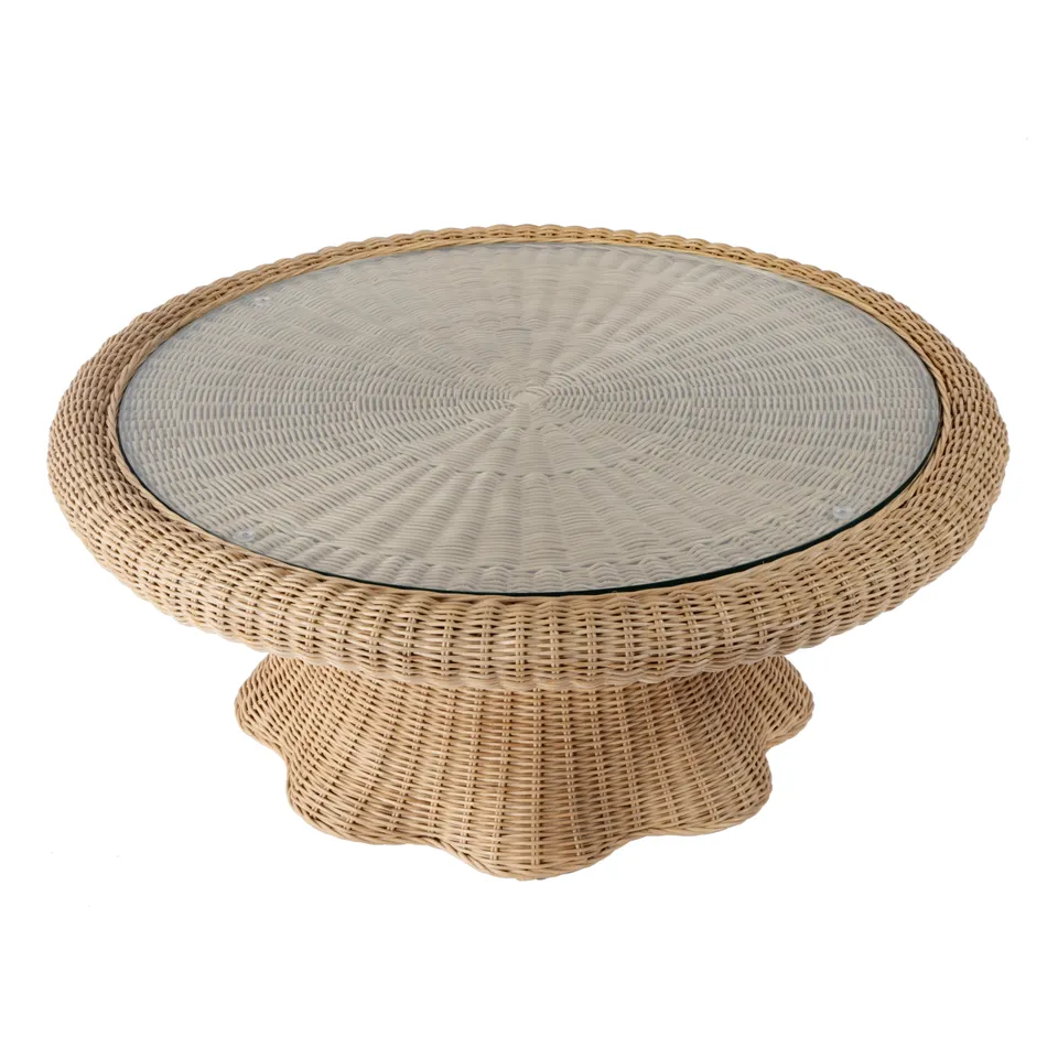 Flora Natural Rattan Coffee Table