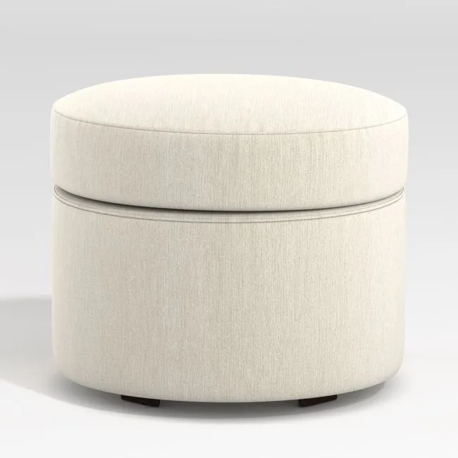 Infiniti Round Storage Ottoman