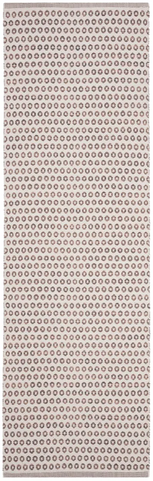Arlo Home Hand Woven Area Rug, MTK616H, Charcoal/Peach/Ivory,  2' 3" X 7'