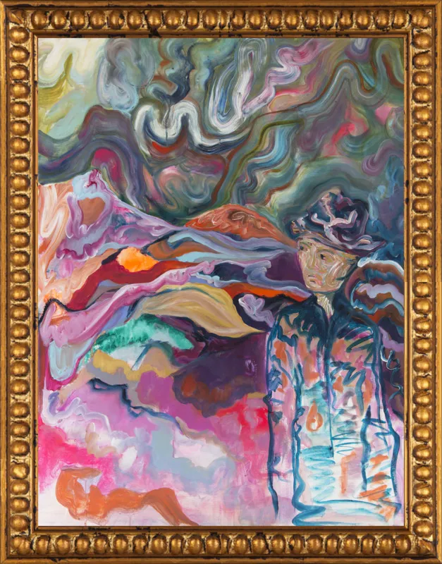 Portrait of an artist by Davina Shefet for Artfully Walls
