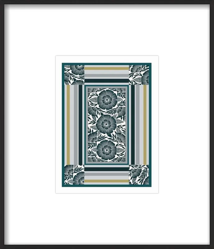 Botanical Frame 1 by Katharine Watson for Artfully Walls