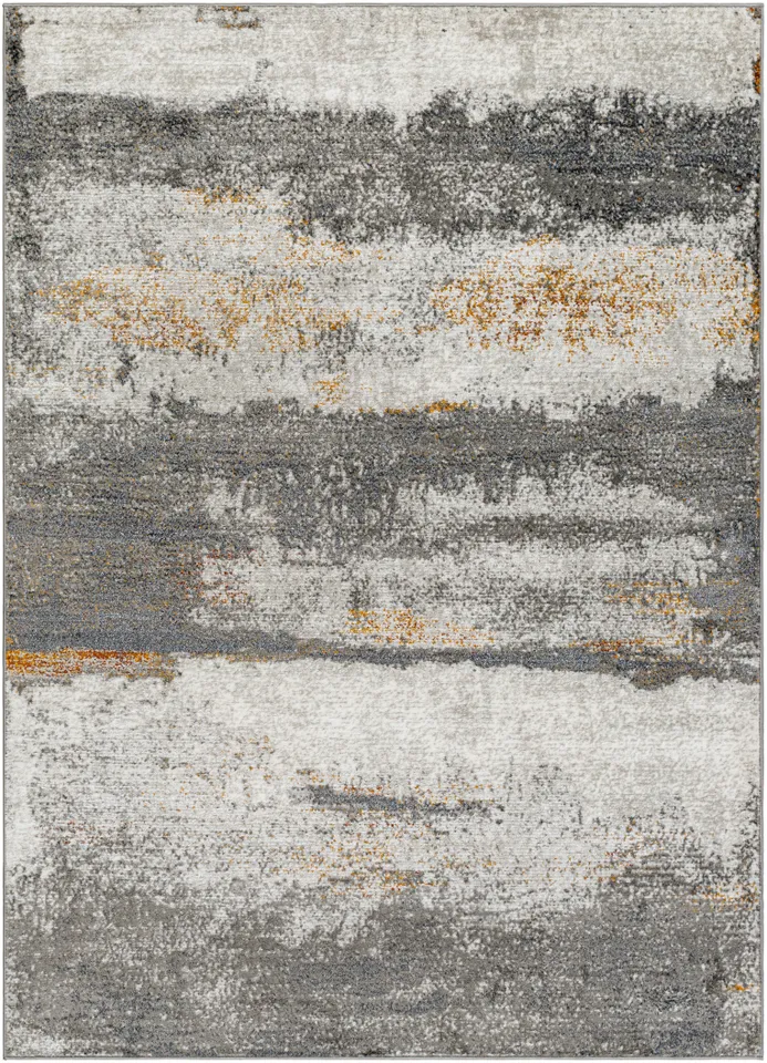 San Francisco Gray Indoor 7'10" x 10' Machine Woven Rug