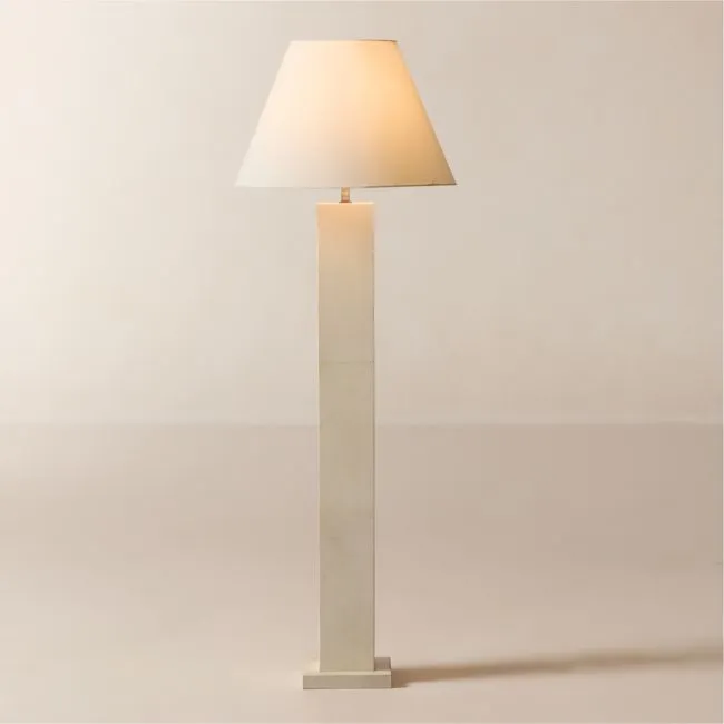 Bonnie Vellum Floor Lamp 58"