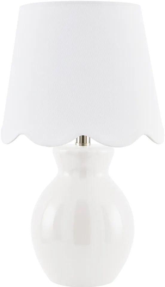 Stella Diminuta  Glazed 15"H x 8"W x 8"D Accent Table Lamp