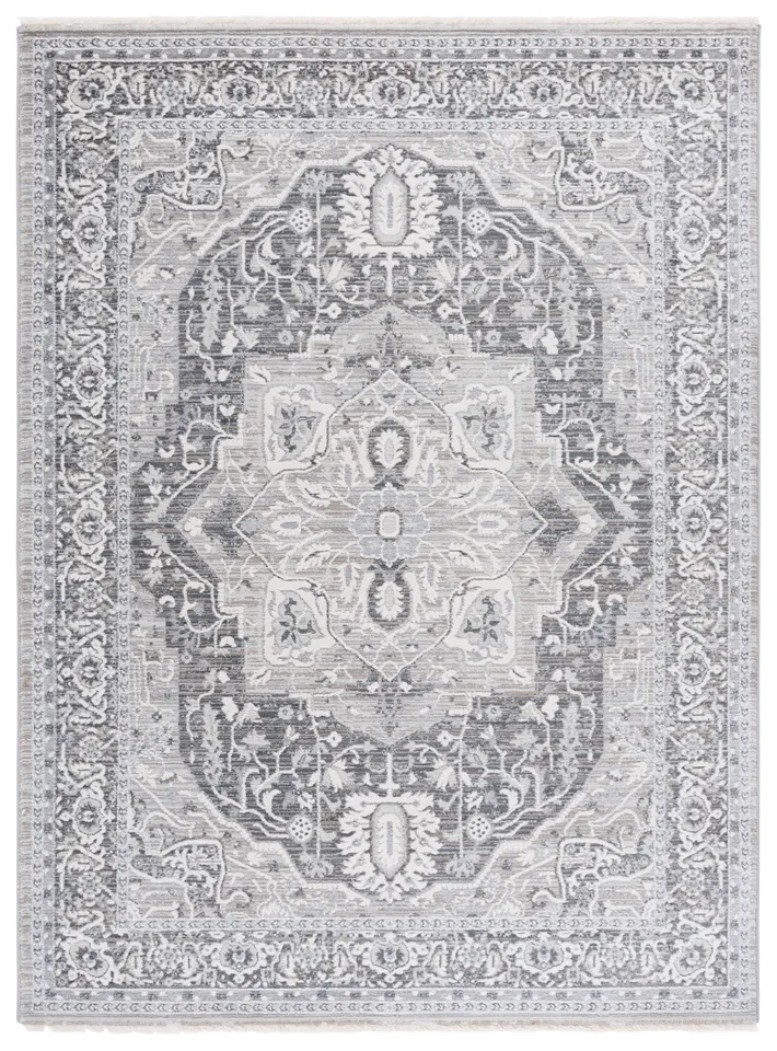 Lauren Ralph Lauren Collection Clover Rug, Beige/Charcoal, 4' x 6'