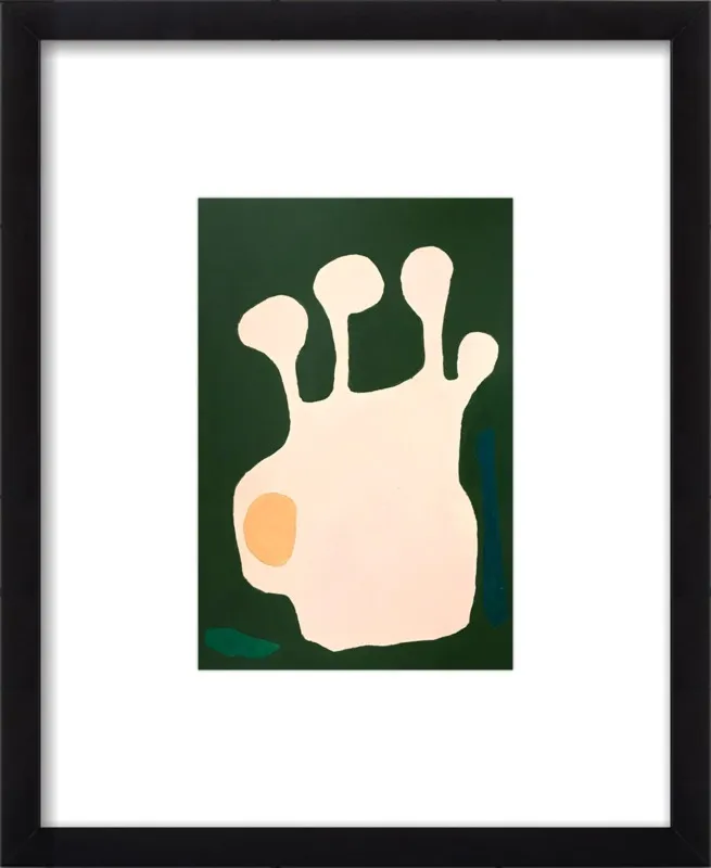 Nectarine Vase, abstraction 11 by Neicy Frey by Neicy Frey for Artfully Walls
