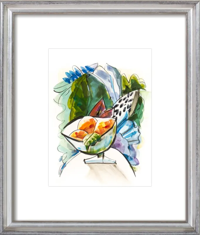 Still life with oranges by Becky Aubry for Artfully Walls