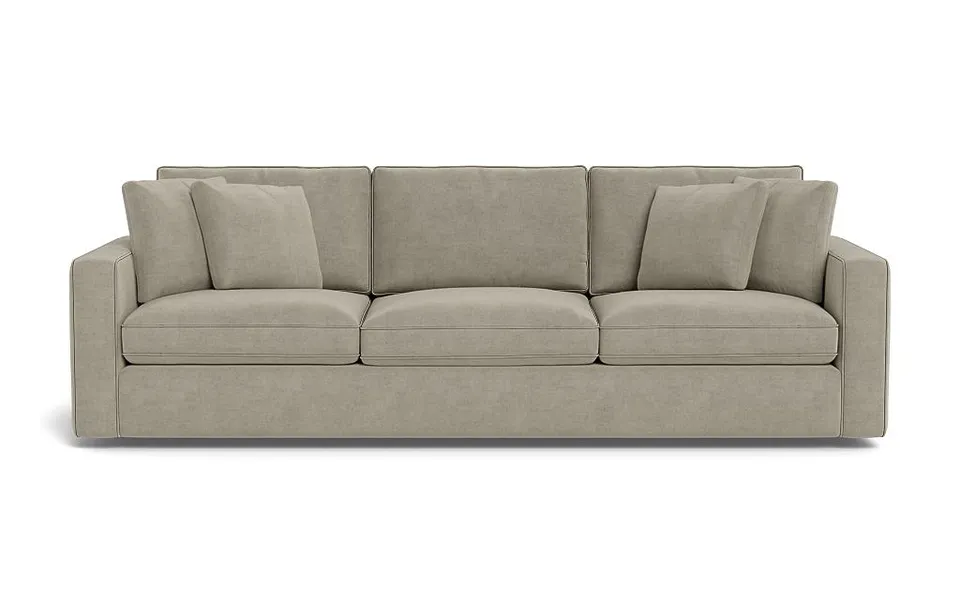 James 3-Seat Sofa with Contrast Piping