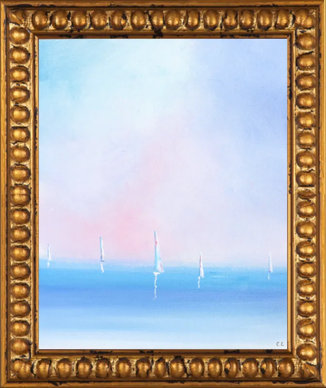 Soft Sail  by Caroline Chriss  for Artfully Walls
