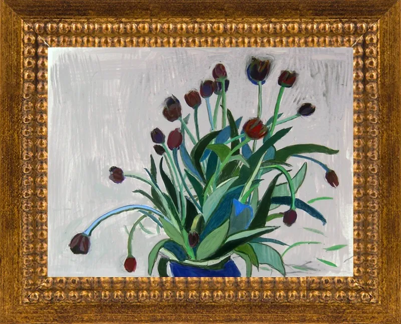 queen of the night tulip by Liz Innvar for Artfully Walls
