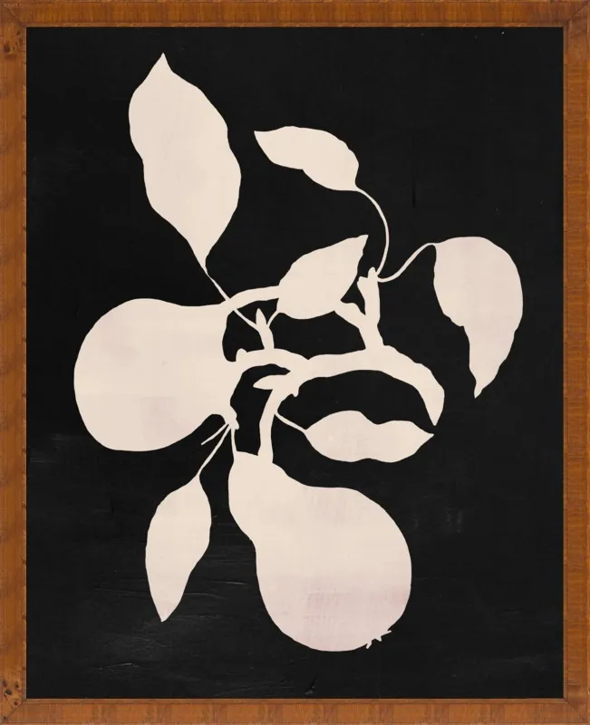 pears black and white by Ruti Shaashua for Artfully Walls