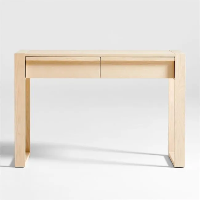 Gemini 45" Sunwashed Ash Wood Kids Desk