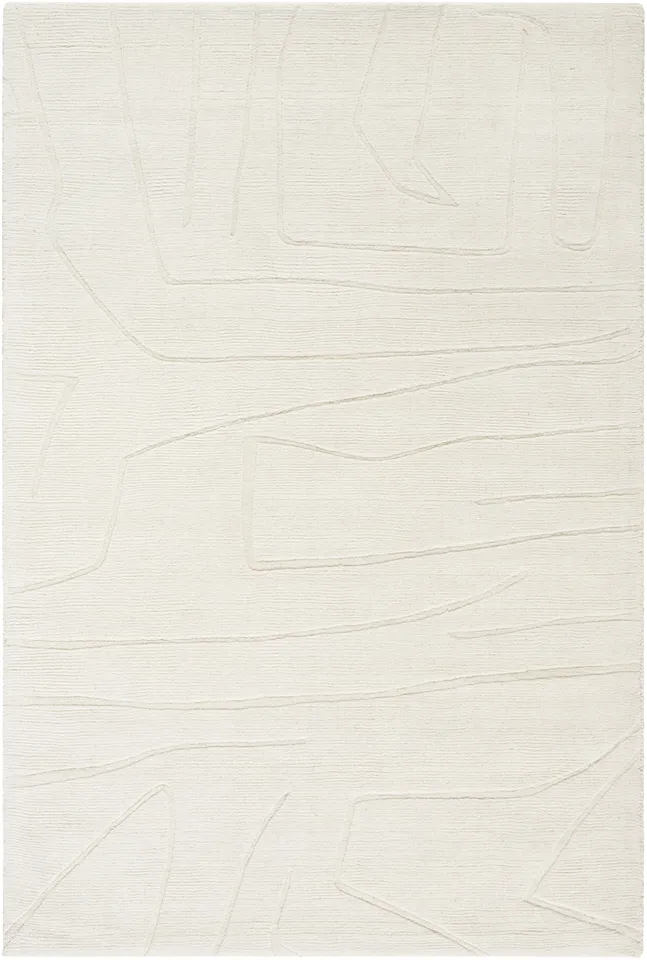 Mystique Beige Indoor 9' x 12' Handmade Rug