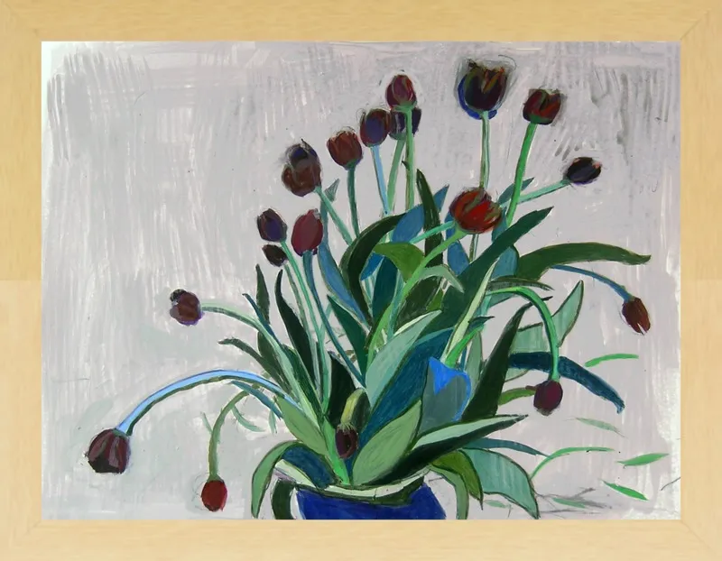 queen of the night tulip by Liz Innvar for Artfully Walls