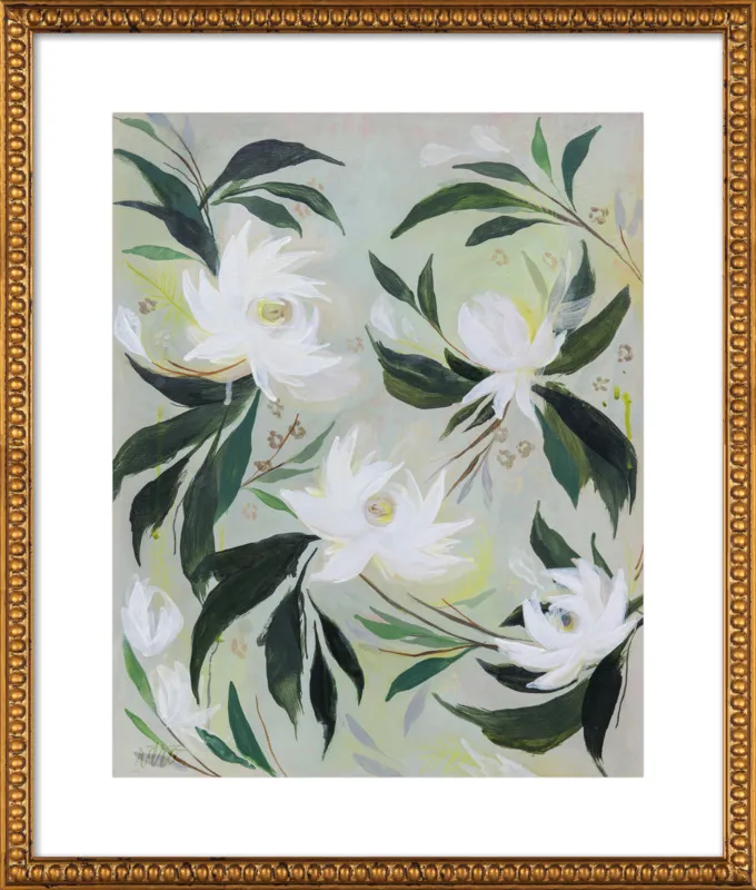 White Gardenia by Rachel Roe for Artfully Walls