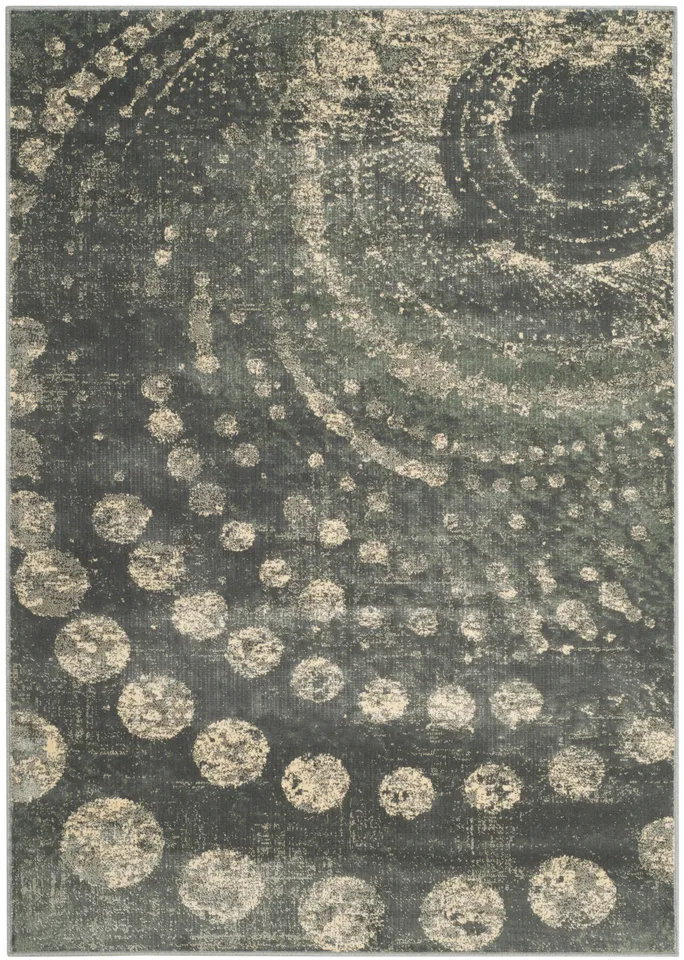 Arlo Home Woven Area Rug, CNV749-2770, Light Grey/Multi,  4' X 5' 7"