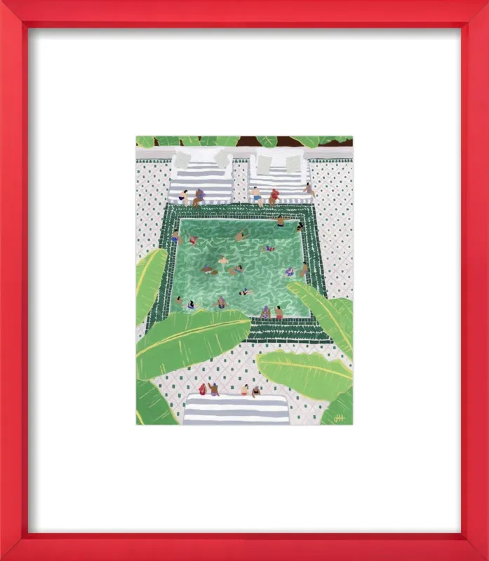 Green Riad by Joanne Ho for Artfully Walls