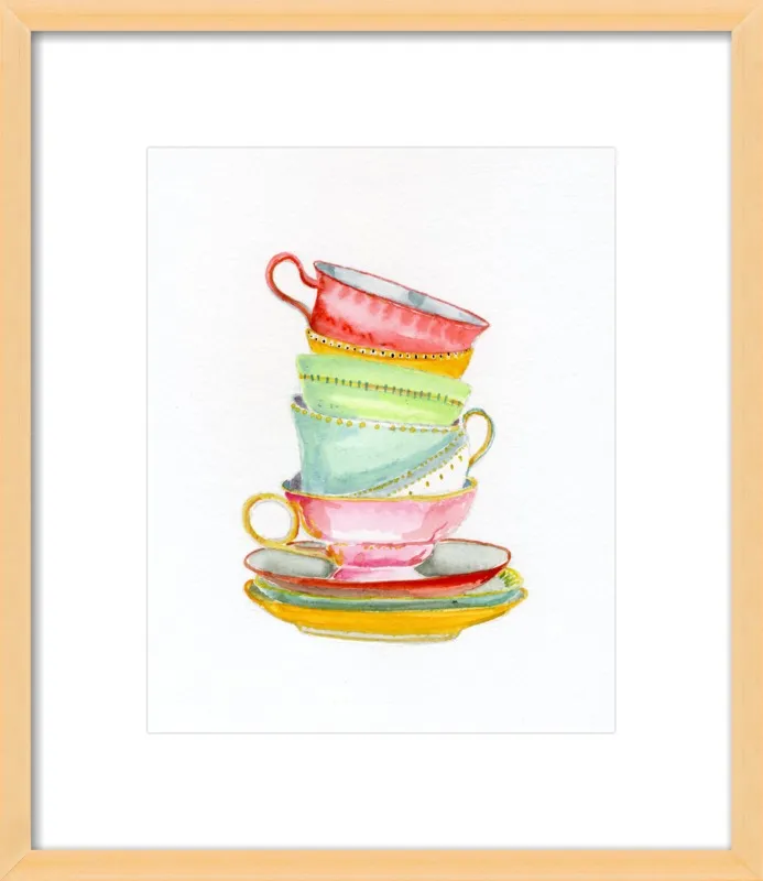 Teacups by Miri Eshet for Artfully Walls