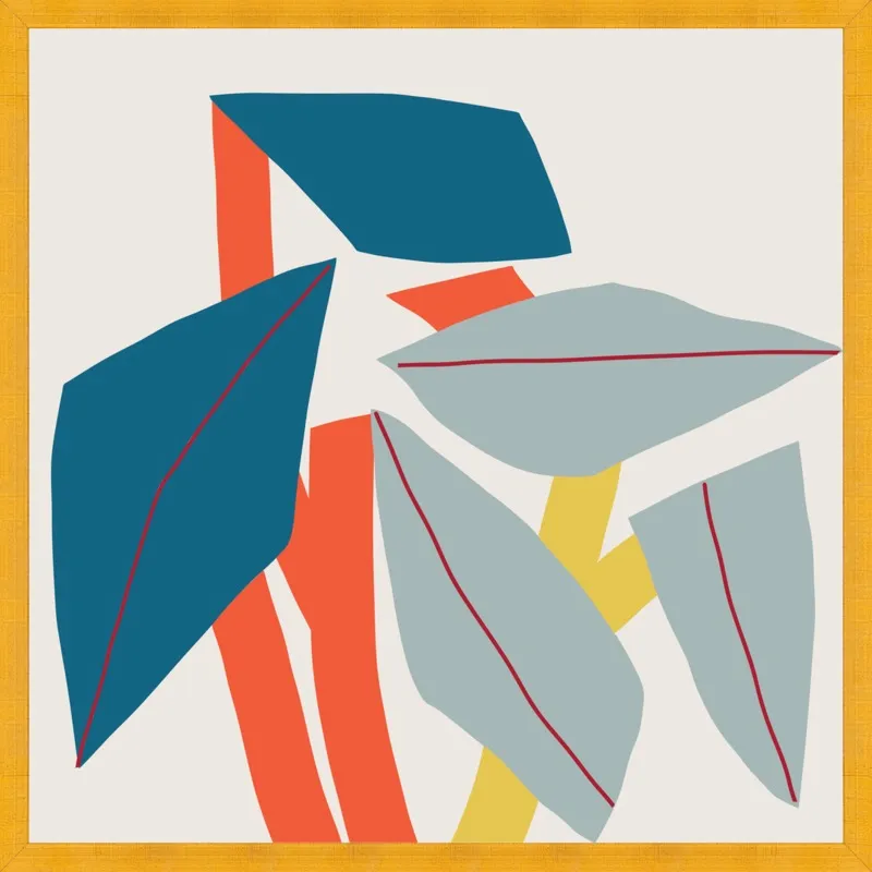 Colourful leaves by Jessica Nielsen for Artfully Walls