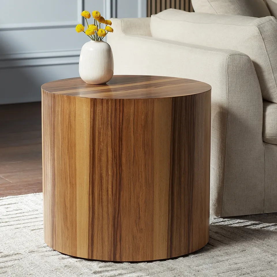 Crestview Collection Limba 23 1/4" Wide Brown End Table