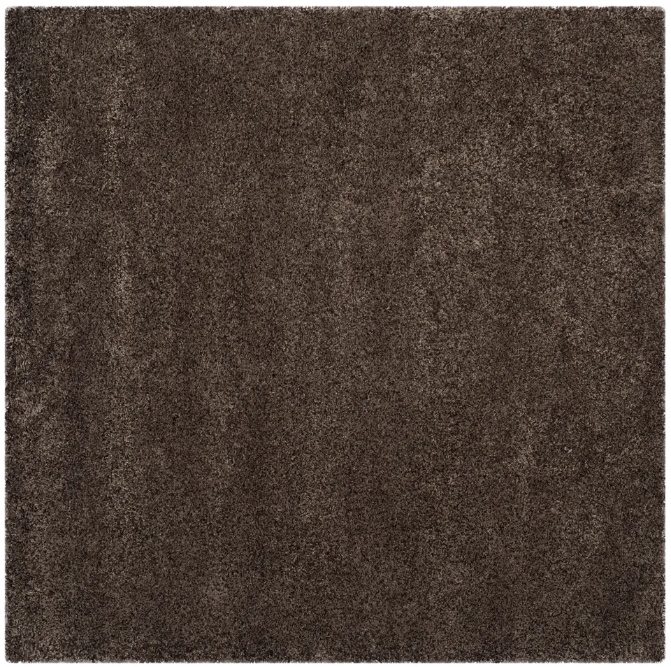 Arlo Home Woven Area Rug, SGN725-8181, Mushroom,  6' 7" X 6' 7" Square