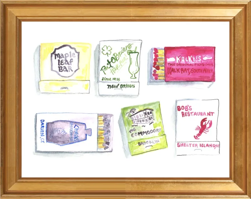 Matchbook Collection by Larsen McDowell for Artfully Walls