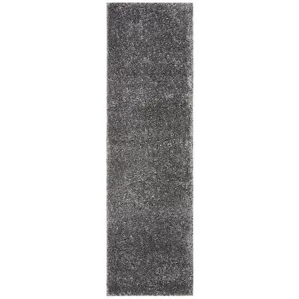 Autumn Loft Solid Shag Dark Area Rug