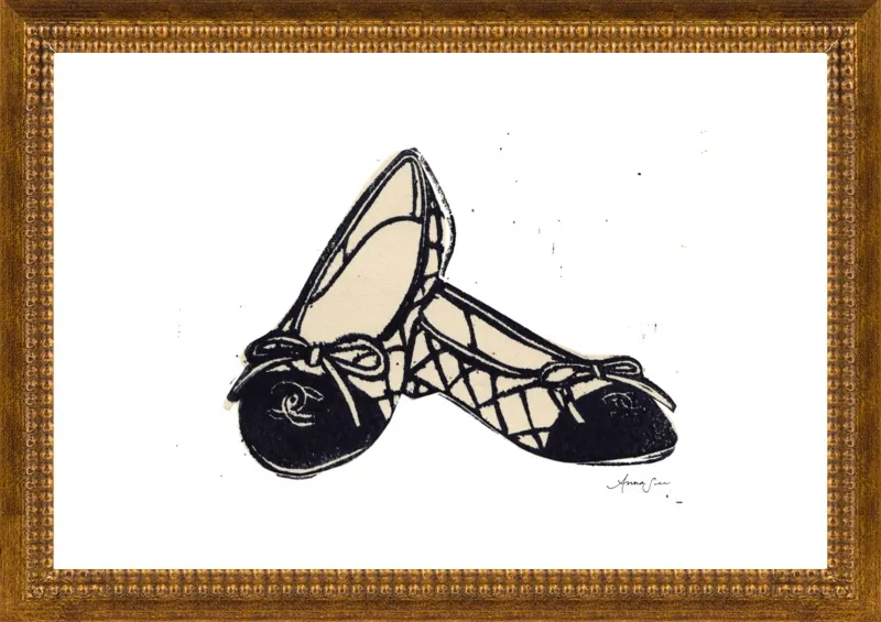 Chanel Ballet Flats by Anna See for Artfully Walls