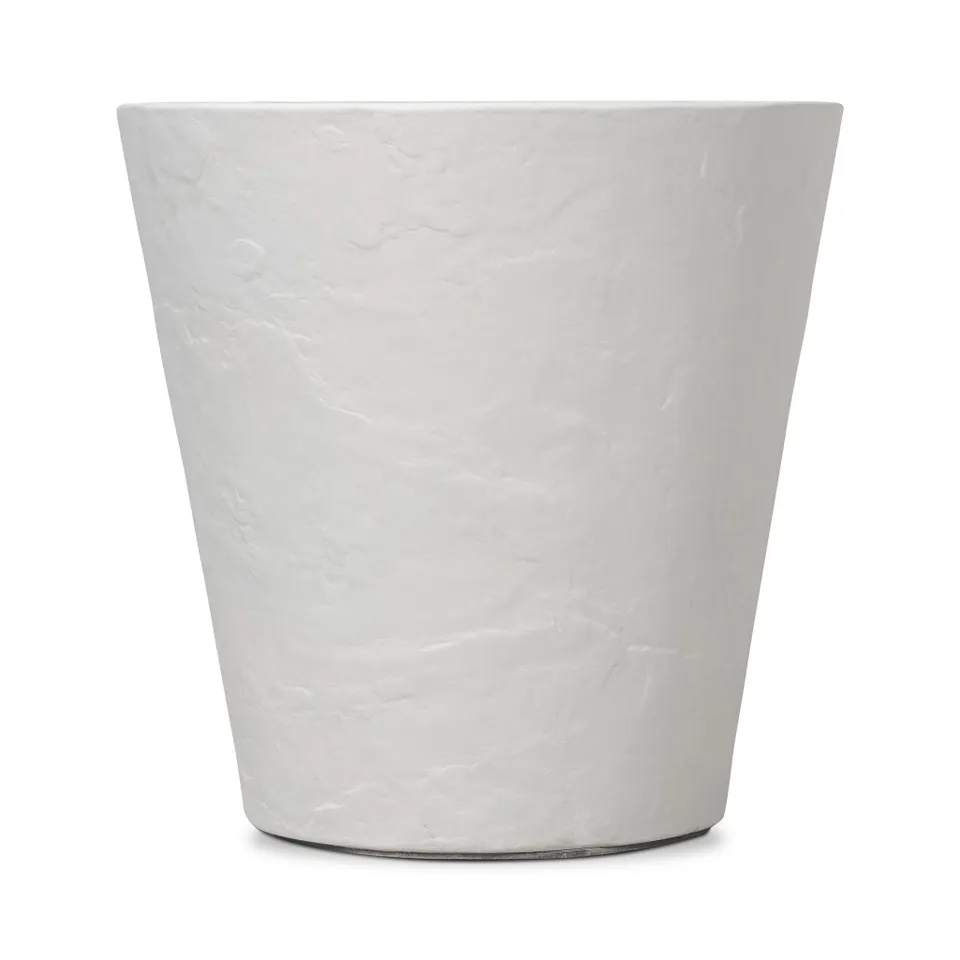 Suvi Planter - Textured White Concrete
