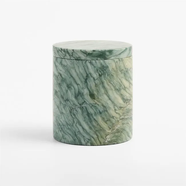 Verde Green Marble Canister