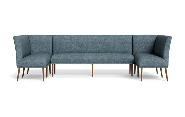 Dorian Upholstered U-Shaped Banquette with Tufting Option