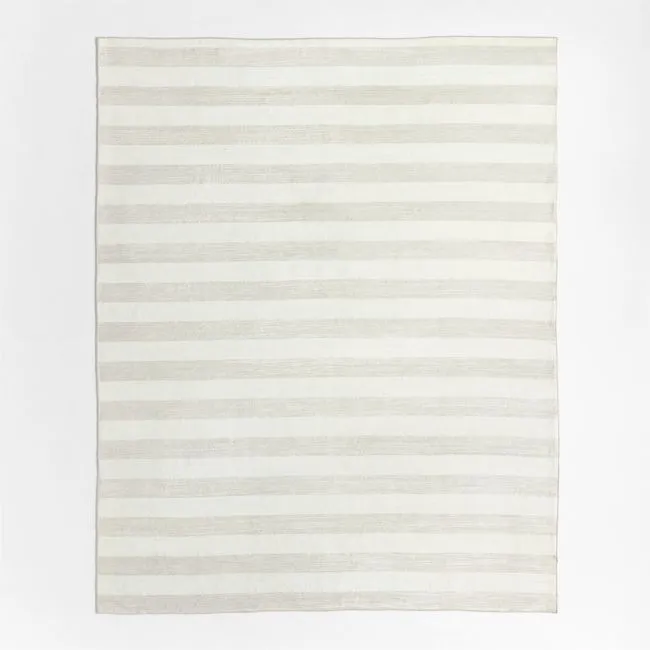 Casey Striped Washable Area Rug 5'x8'