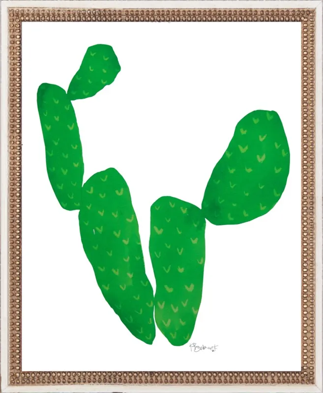 Green Cacti by Kate Roebuck for Artfully Walls