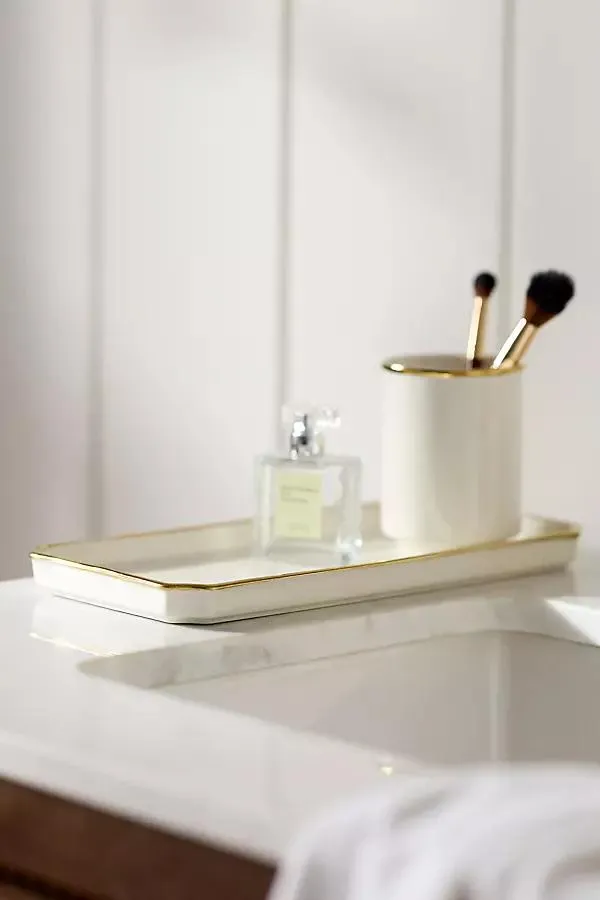 Piper Tipped Ceramic Bath Tray
