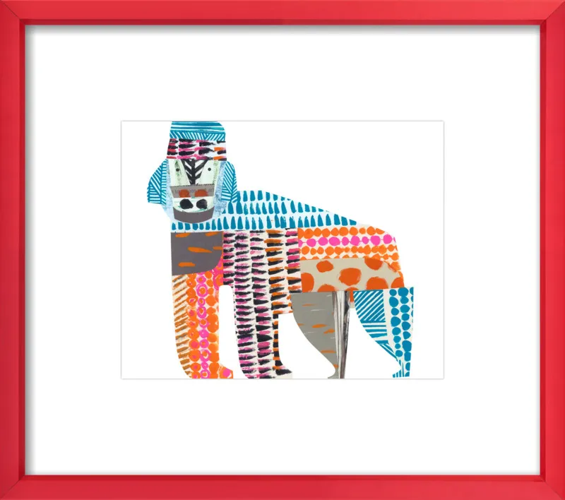 gorilla by Clare Youngs for Artfully Walls