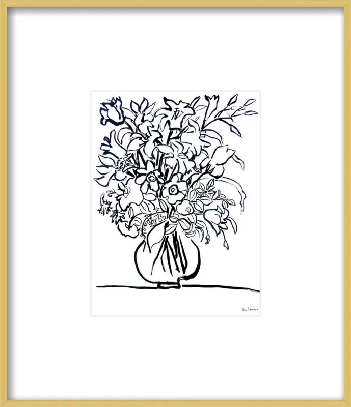 mixed bouquet by Liz Innvar for Artfully Walls