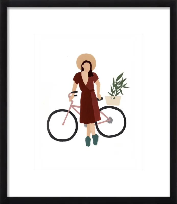 Biking Beauty by Taylor Ann for Artfully Walls
