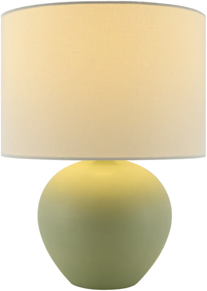 Elio  Glazed 13"H x 10"W x 10"D Accent Table Lamp