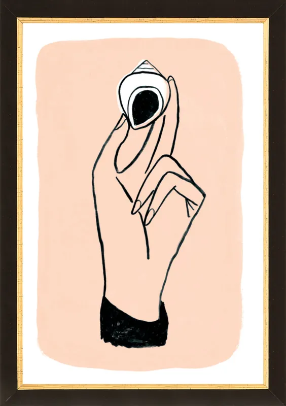 My Hand is My Face by Michael Doyle - Apartment On Belmont for Artfully Walls